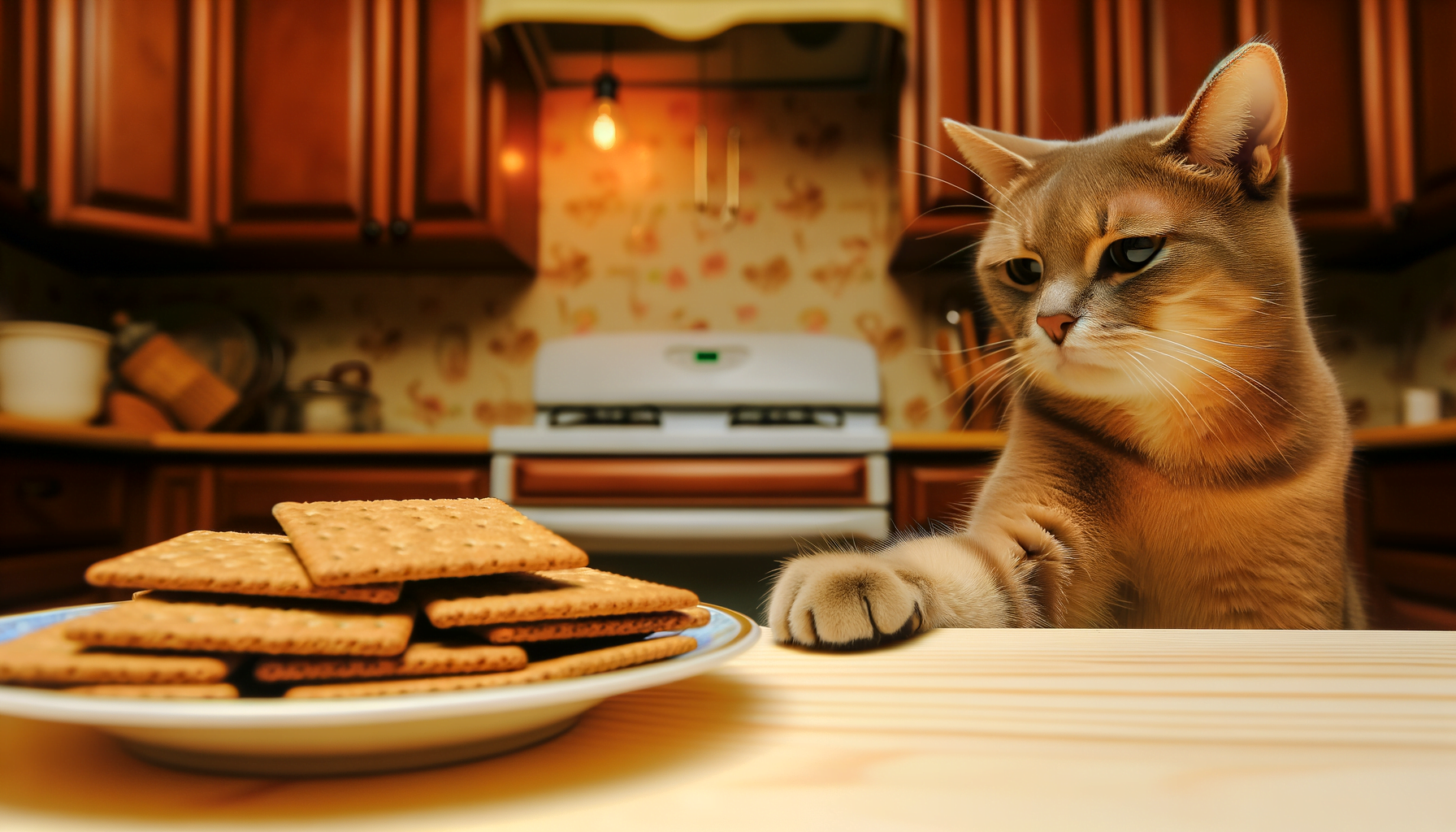"Decoding Feline Diets: Can Cats Safely Munch on Graham Crackers?"