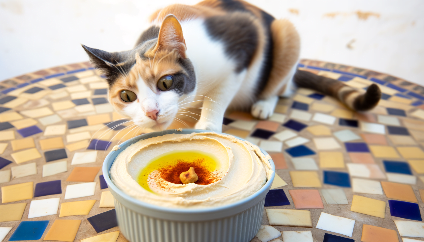 "Unraveling the Mystery: Can Cats Safely Indulge in Hummus?"