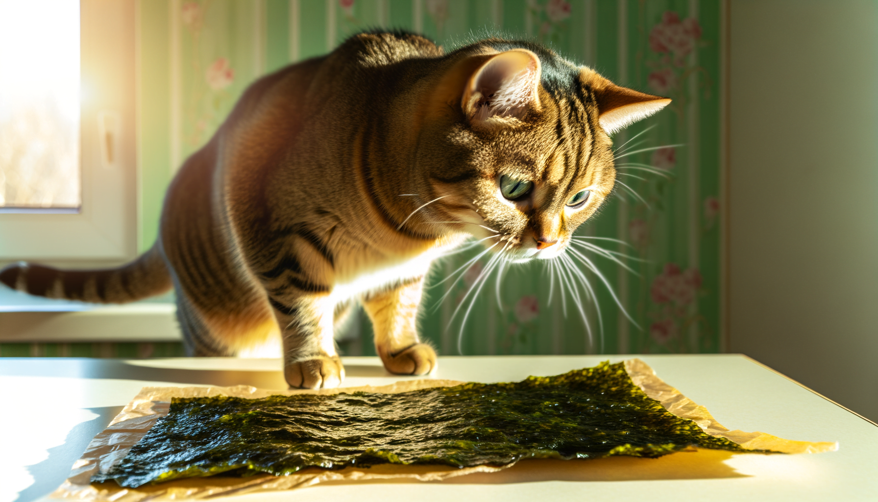 "Unveiling the Truth: Is Seaweed a Safe Snack for Your Feline Friend?"