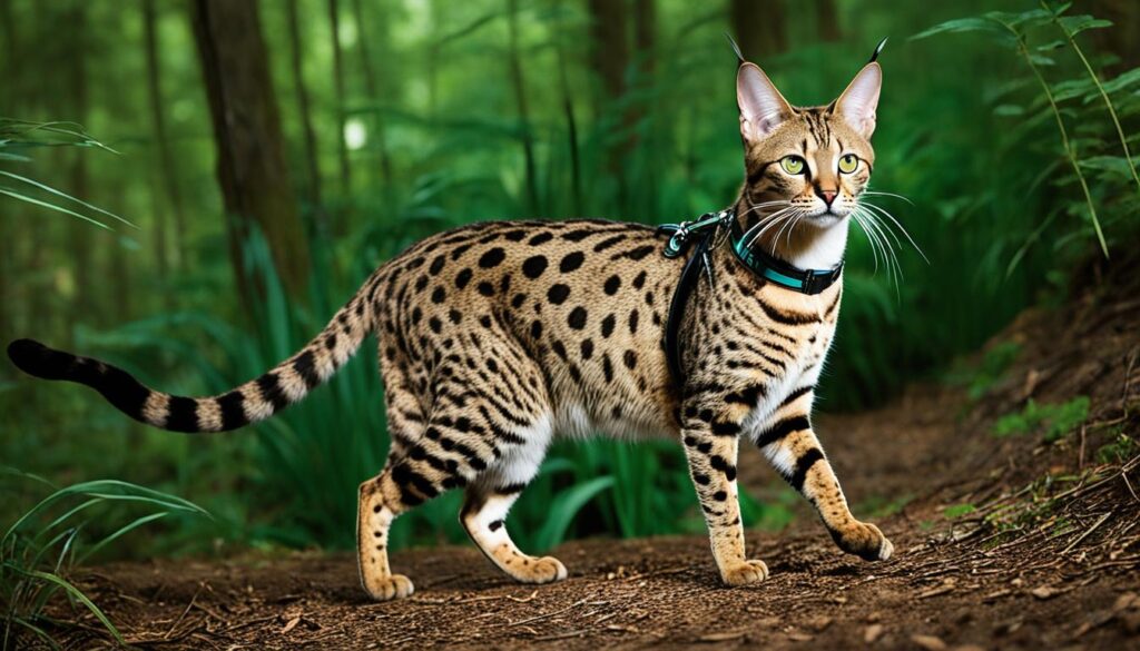 savannah cat leash training