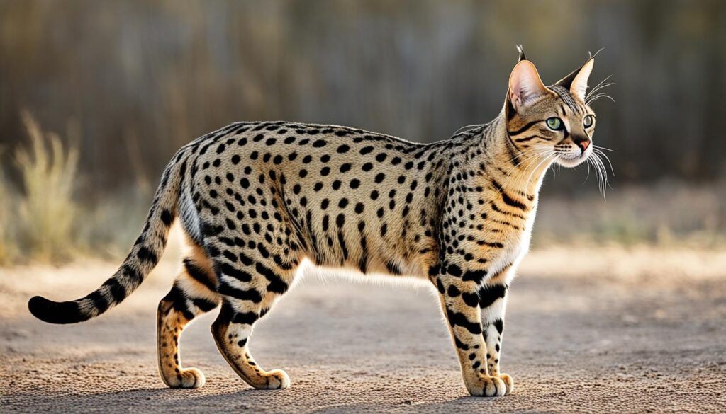 savannah cat physical traits