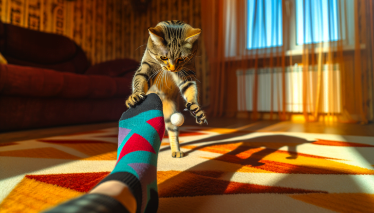 Unveiling Feline Antics: Understanding Why Cats Pounce on Feet